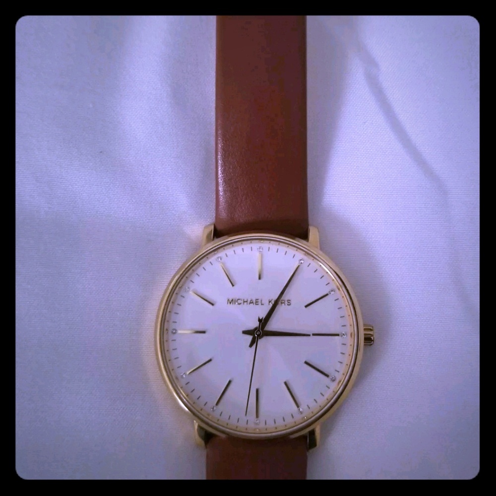 Michael Kors genuine leather watch